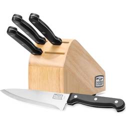 Chicago Cutlery Essentials 5-Piece Professional Kitchen Knife Block