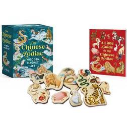 The Chinese Zodiac Wooden Magnet Set