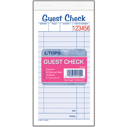 Office Depot 2-part Carbonless Guest Check