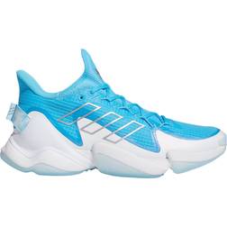 Adidas Men's Mahomes Impact FLX Shoes, 10.5, Vivid Sky/Silver Back to School