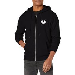 True Religion Buddha Logo Zip Hoodie - Black