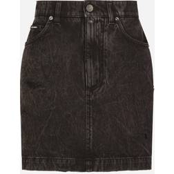 Dolce & Gabbana Washed denim miniskirt combined_colour