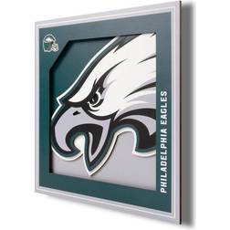 YouTheFan Philadelphia Eagles 12'' x 3D Logo Wall Art