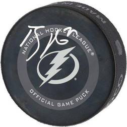 Brayden Point Tampa Bay Lightning Autographed 2019 Model Official Game Puck