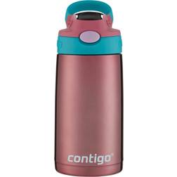 Contigo 13oz Stainless Steel AutoSpout Kids' Water Bottle Pink