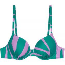 Triumph Summer Mix & Match Push-up Bikini Top - Green/Light Combination