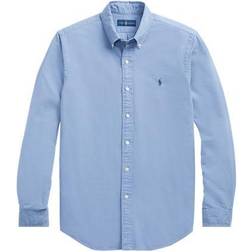 Polo Ralph Lauren Garment-Dyed Oxford Shirt Bastille Blue Tall