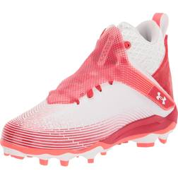 Under Armour Men's Highlight Hammer MC Football Shoe, White 100/White