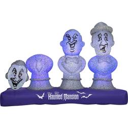 Gemmy Lightshow Airblown Musical Haunted Mansion Busts, G-229853