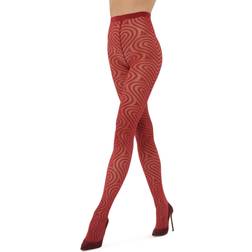 Wolford Patterned tights red