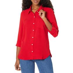 Tommy Hilfiger Roll Tab-Aero Scarlet Women's Clothing Red