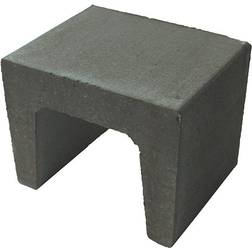 Diephaus U-Stein Beton anthrazitfarben 40 x 40 x 40 cm