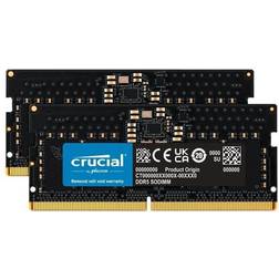 Crucial SO-DIMM Black 5600MHz 2x8GB ECC (CT2K8G56C46S5)