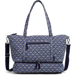 Vera Bradley Deluxe Travel Tote Bag - Bees Navy