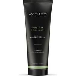 Wicked Massage Cream Sage Sea Salt 4 Oz