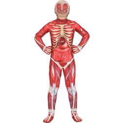 Kid's body skeleton costume