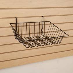 Econoco 15 W D 5 H Black Sloping Wire Basket