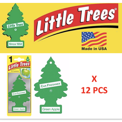 LITTLE TREES Car Air Freshener Hanging Paper Tree Apple Pack of 3