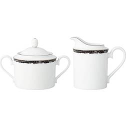 Noritake Rill Sugar Set of 2 Cream Jug