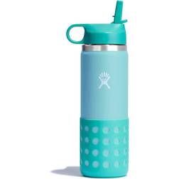Hydro Flask 20 Oz Kids Wide Mouth Straw Cap And Boot Dew