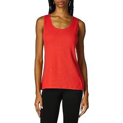 Hanes Mini-Ribbed Cotton Tank Top - Red Spark