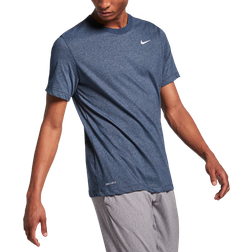 Nike Men's Dri-Fit Fitness T-shirt - Obsidian Heather/Matte Silver