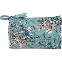 Vera Bradley Trapeze Cosmetic Bag - Sunlit Garden Sage