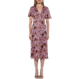 Alexia Admor Nola Dress - Brown Floral