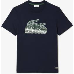 Lacoste Print T-shirt - Blue Marine