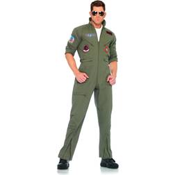 Leg Avenue Men's Top Gun Flight Suit Costume