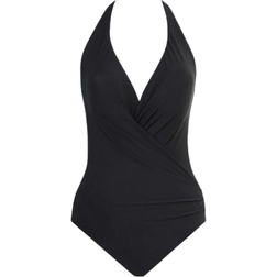 Miraclesuit Rock Solid Wrapsody One Piece Swimsuit - Black