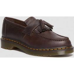 Dr. Martens Herren Adrian Crazy Horse Leder Tassel Loafer Dunkel in Dunkel Braun, Größe: Dunkel Braun