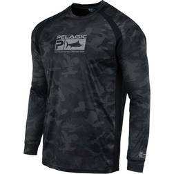 Pelagic Vaportek Fish Camo Black