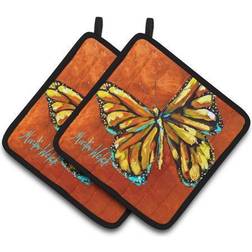 Caroline's Treasures MW1339PTHD Monarch Butterfly Pot Holder Orange