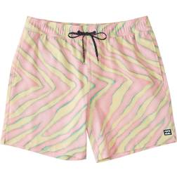 Billabong Men's Sundays Layback Boardshorts, Medium, Pink