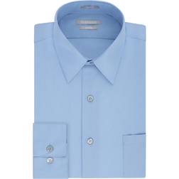 Van Heusen Men's Athletic Fit Poplin Dress Shirt - Cameo Blue