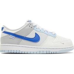 Nike Dunk Low Just Stitch It GS - Ivory/White/Photon Dust/Hyper Royal