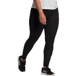 Adidas Sportswear Essentials High Waisted Logo Leggings Plus Size - Black