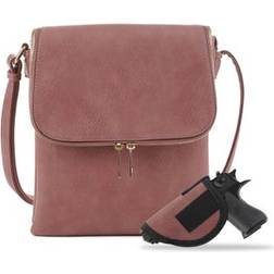 Jessie & James Cheyanne Concealed Carry Crossbody Bag - Dark Mauve