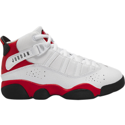 Nike Air Jordan 6 Rings PS - White/Black/University Red