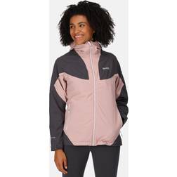 Regatta Damen Regenjacke Raddick Rosa/Dunkelgrau