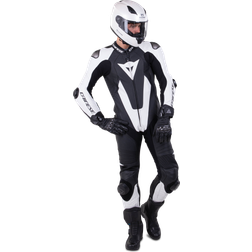 Dainese LAGUNA SECA 1-Teiler Lederkombi perforiert schwarz-weiss Unisex