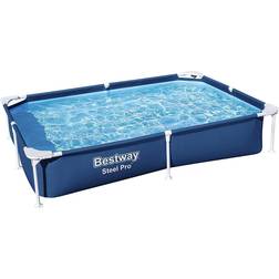 Bestway Steel Pro Frame Rectangular Pool 2.21x1.50x0.43m