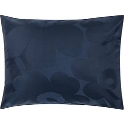 Marimekko Unikko Jacquard Kissenbezug Blau (60x50cm)