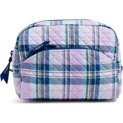 Vera Bradley Women s Recycled Cotton Large Cosmetic Bag Amethyst Plaid