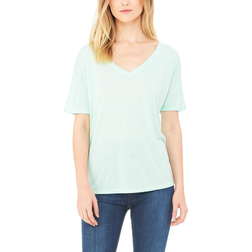 Bella+Canvas Women's 8815 Slouchy V-Neck Tee - Mint