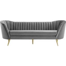 modway Opportunity Channel Tufted Curved Sofa 88.5" 3 Seater