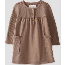 Little Planet by Carter’s Baby Girls' Knit Dress Brown Newborn