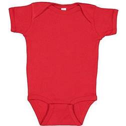 Price/eachRabbit Skins 4400 Infant Lap Shoulder Bodysuit-Red-18M