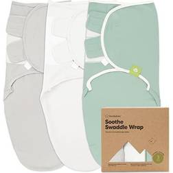 3pk Organic Baby Swaddle Sleep Sacks, Ergonomic Baby Swaddles 0-3 Months, Newborn, Infant Swaddle Sack Sage Sage